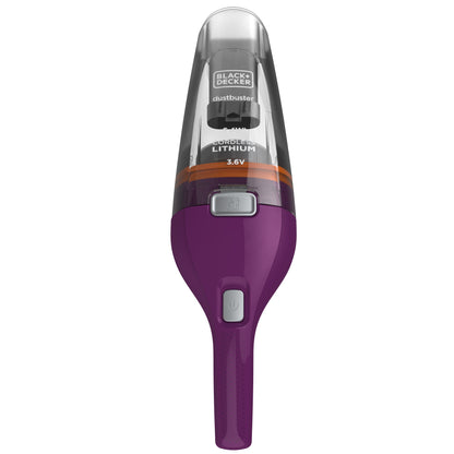 Φορητή Ηλεκτρική Σκούπα Black & Decker NVC115W σε Γκρι και Μωβ Χρώμα Χωρίς Σακούλα