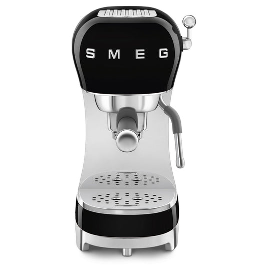 SMEG Espresso machine (ECF02BLEU) black Schwarz