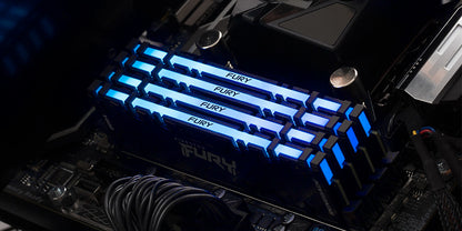 Kingston Technology FURY 16GB 3200MT/s DDR4 CL16 DIMM (Kit of 2) Renegade RGB