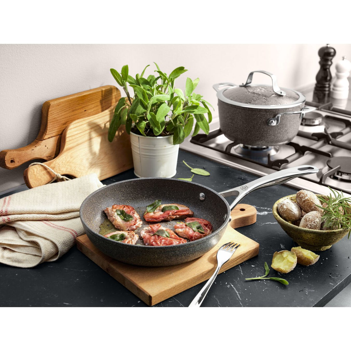 BALLARINI Salina Granitium 75002-824-0 Frying pan 32 cm