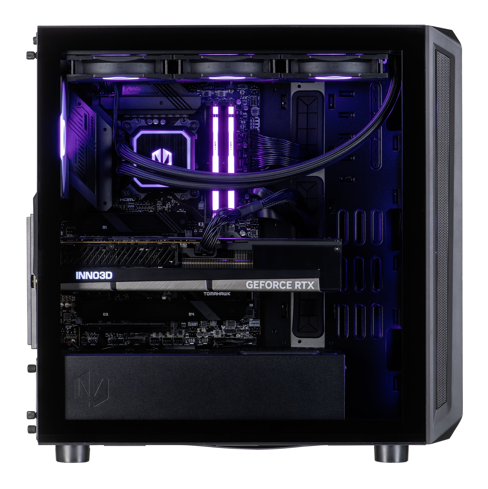 Actina 5901443411888 PC AMD Ryzen™ 7 7800X3D 32 GB DDR5-SDRAM 2 TB SSD NVIDIA GeForce RTX 5080 Midi Tower Black