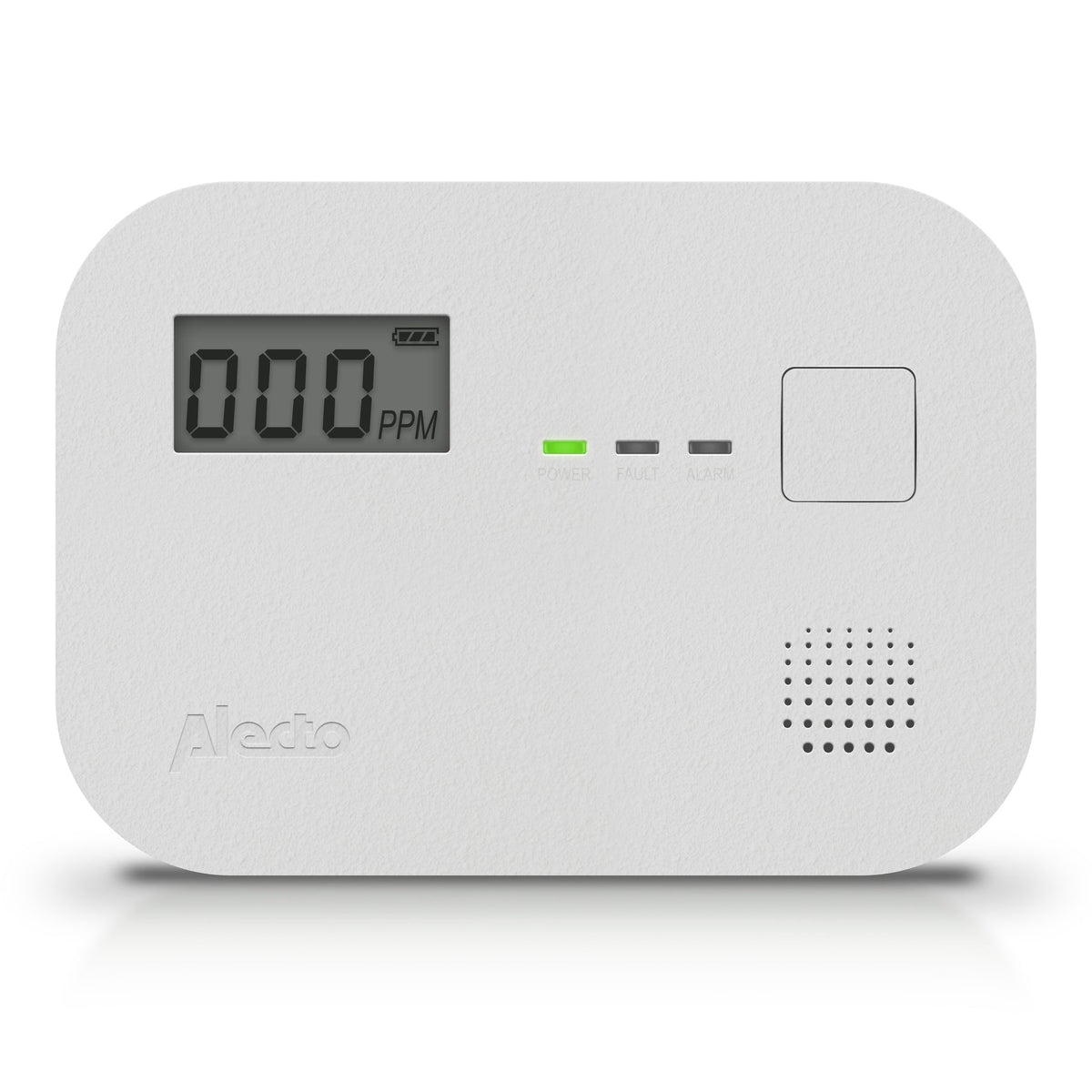 Alecto Carbon Monoxide Detector with 10-Year Sensor Lifespan and Display