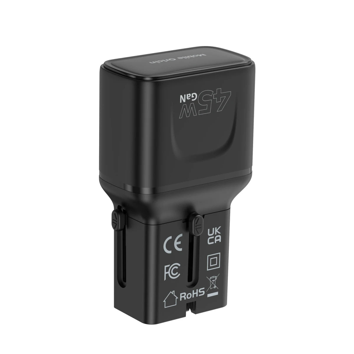 Mobile Origin 45W Travel Adapter EU/US/UK/AU PW26, black