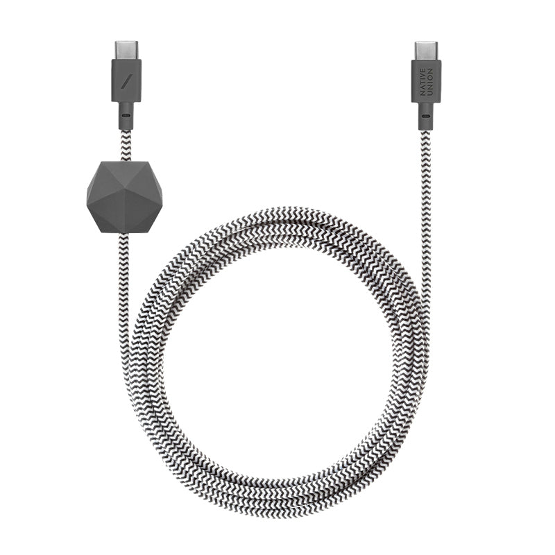 Native Union Anchor USB-C to USB-C Cable 3m Zebra