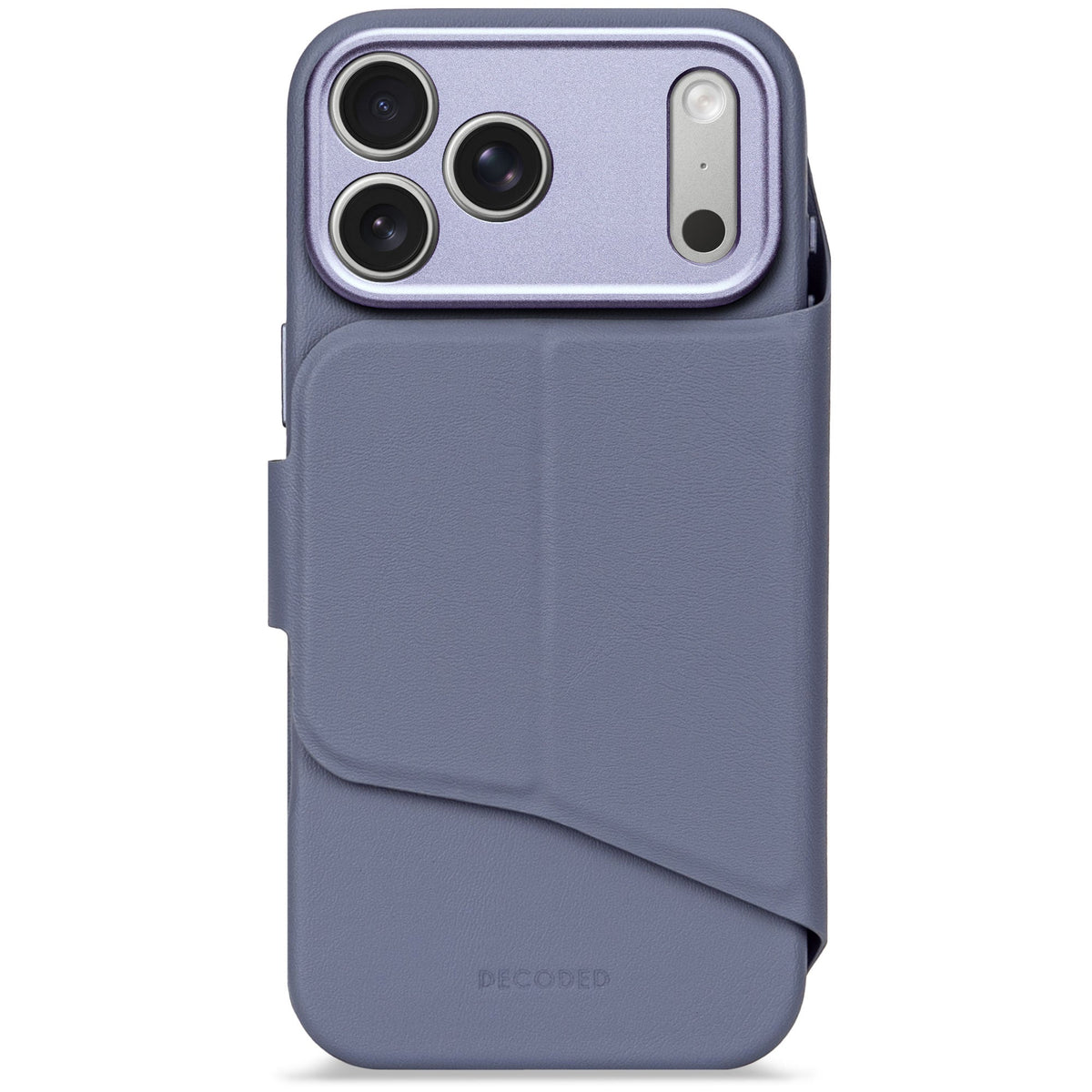 Decoded Silicone Detachable Wallet for iPhone 17 Pro Max – Blue