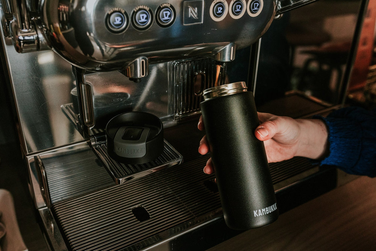 Kambukka Olympus Matte Black - thermal mug, 500 ml