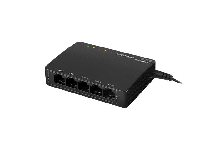 Lanberg PoE Switch DSP3-1005-60W (5-Port, 1 Gb/s)