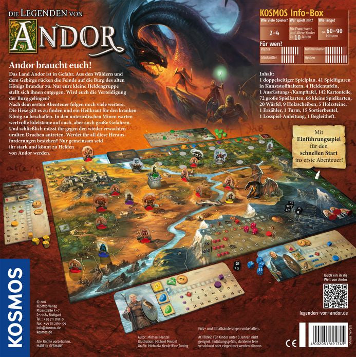 Kosmos Die Legenden von Andor (Kennerspiel des Jahres 2013)