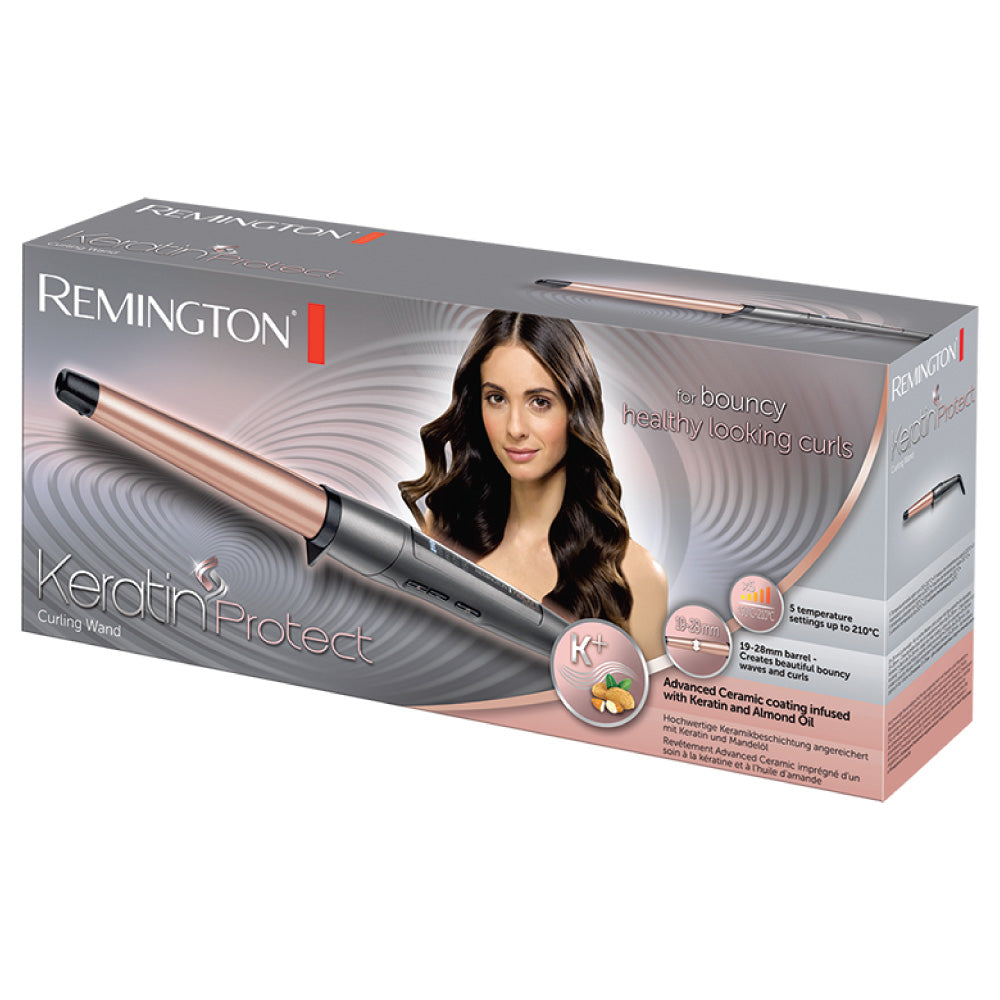 Remington Curling Iron Creatine Protect grey rose gold (CI83V6)