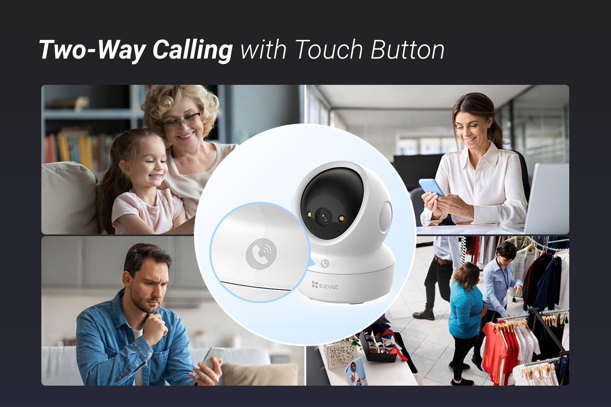 EZVIZ H6C security camera Spherical IP security camera Indoor 1920 x 1080 pixels Desk