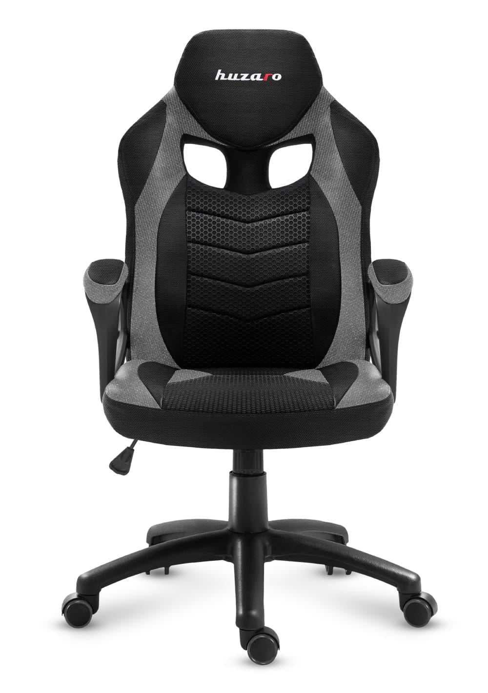 Huzaro FORCE 2.5 GREY MESH Gaming armchair Mesh seat Black, Grey