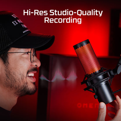 HyperX QuadCast 2 Black-Red