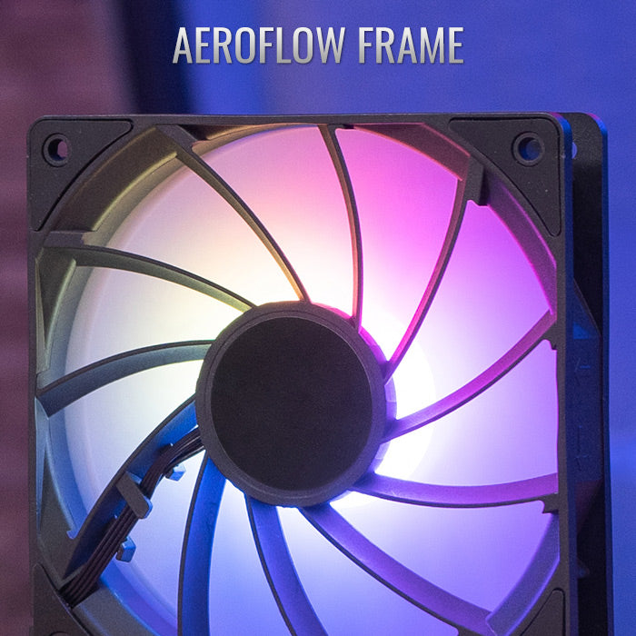 Aerocool Rime 4 Processor Air cooler 12 cm Black 1 pc(s)