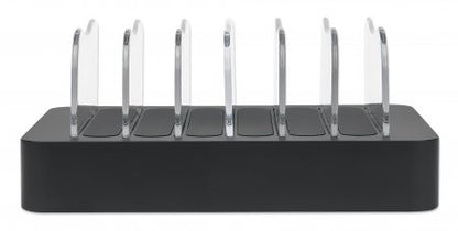 MANHATTAN 6-Port USB-Ladestation USB-A-Ports 2,4 A/5 V 55W