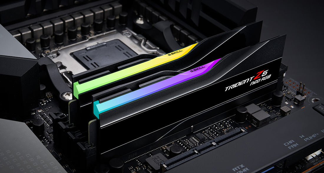G.Skill Trident Z5 Neo RGB F5-6000J2636H48GX2-TZ5NR Memory Module 96 GB (2 x 48 GB) DDR5 6000 MT/s 288-pin DIMM