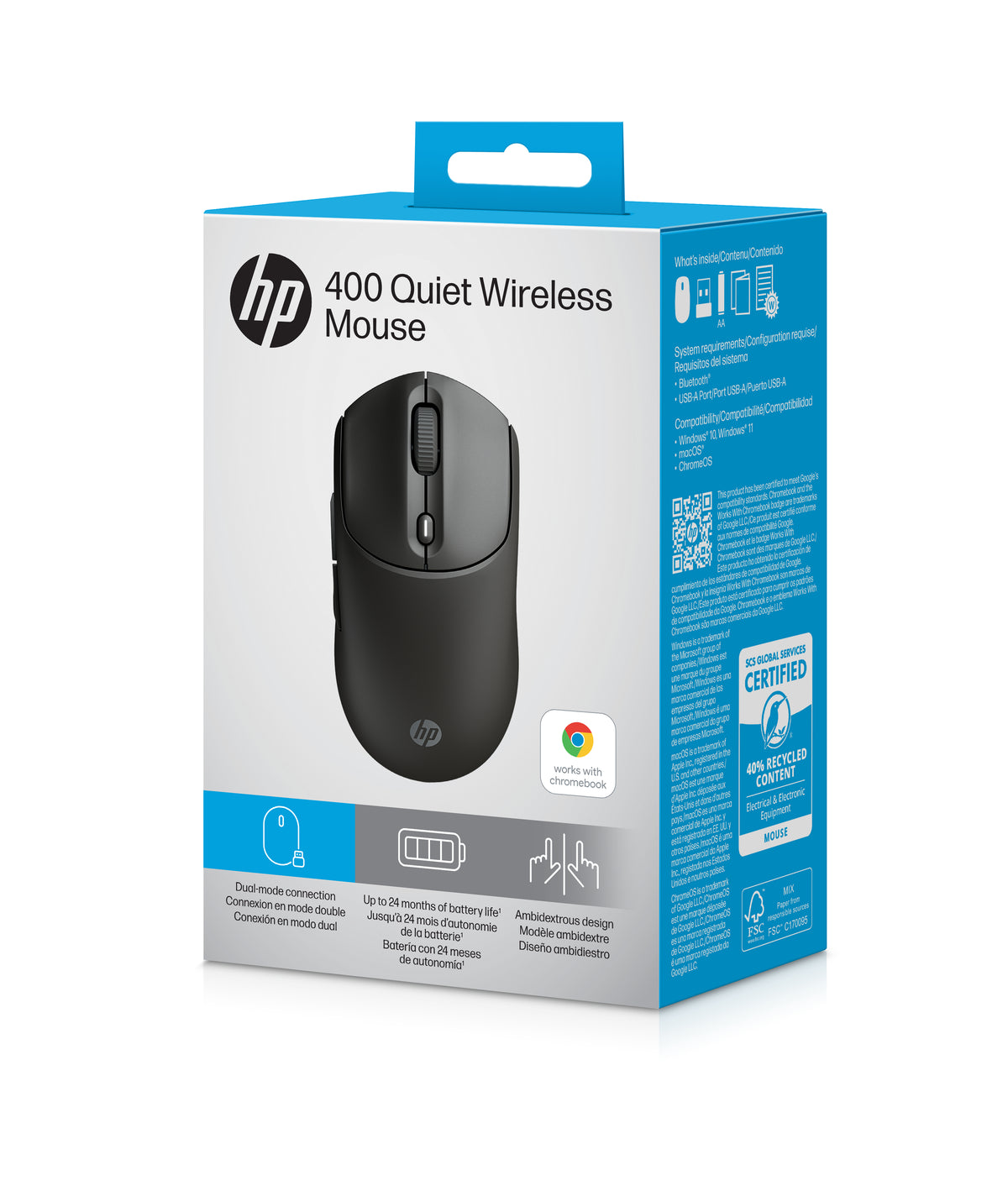 HP 400 Quiet Wireless Mouse
