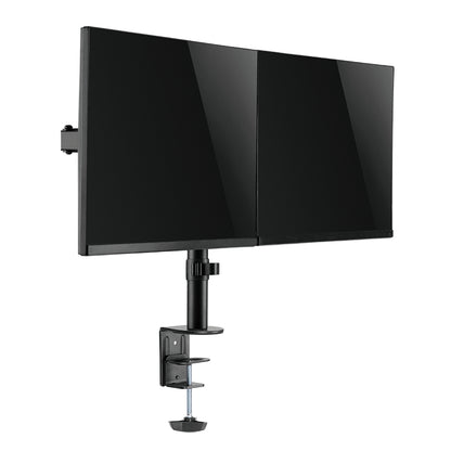 LogiLink TIS 17"–32" Dual TFT 3-Joint Monitor Mount, Black, Max 8 kg