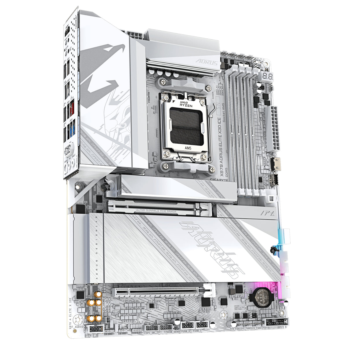 GigaByte X870 AORUS ELITE X3D ICE (silber/weiß)
