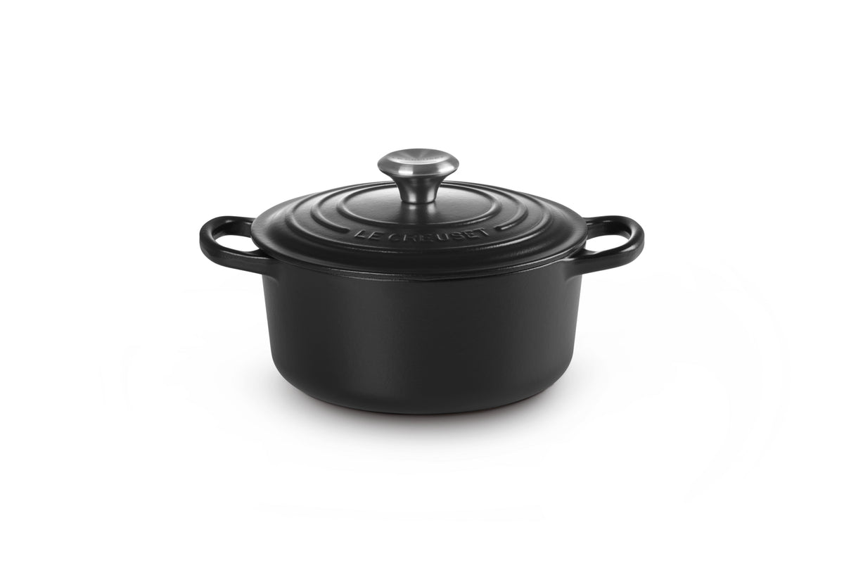 Le Creuset Signature BrÃ¤ter rund 18 cm schwarz matt