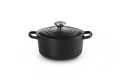 Le Creuset Signature BrÃ¤ter rund 18 cm schwarz matt