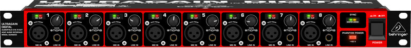 Behringer ADA8200 - 8 channel audio converter, 10 - 24000 Hz