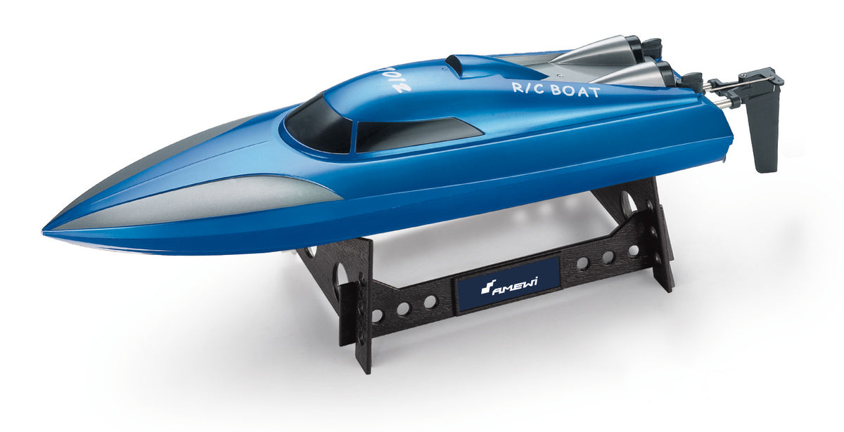 Amewi RC Boat 7012 Speedboat Li‑Ion Battery 1100mAh Blue / Ages 14+