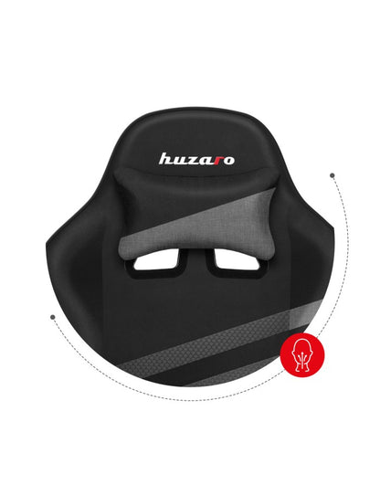 Καρέκλα Gaming - Huzaro Force 4.4 με Γκρι Πλέγμα