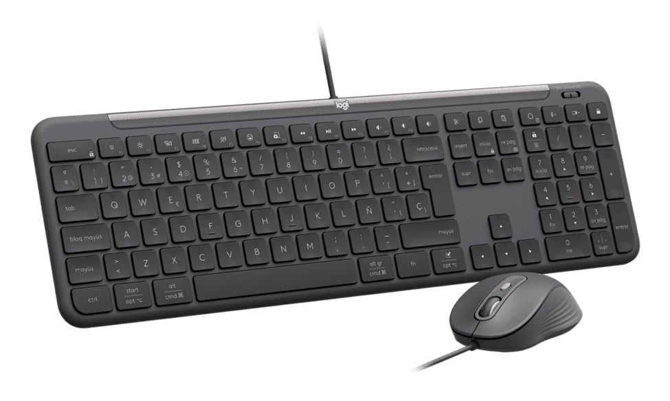 Logitech USB-C Keyboard+Mouse MK620 Combo f. Business black retail