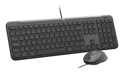 Logitech USB-C Keyboard+Mouse MK620 Combo f. Business black retail
