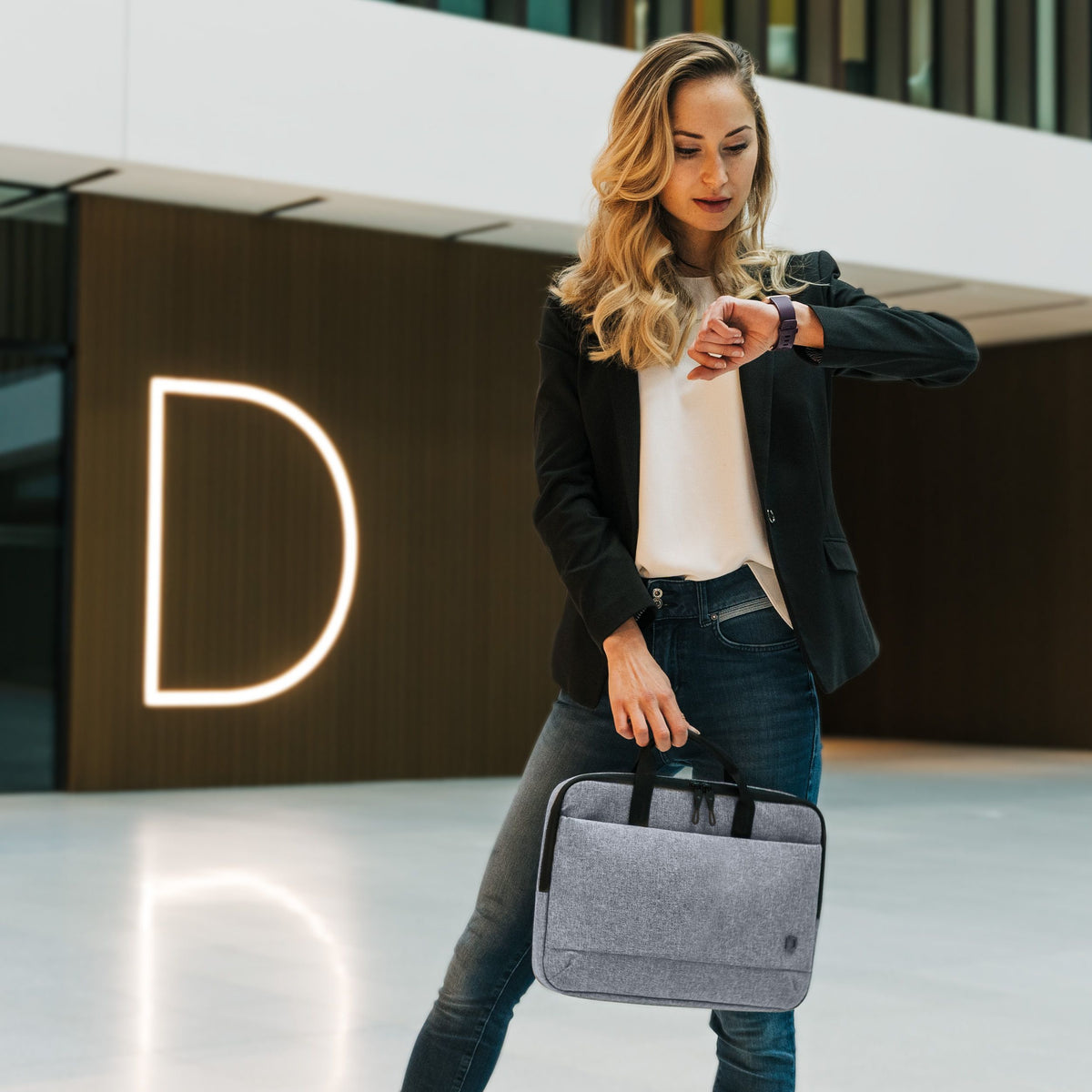 Dicota Eco Slim Case MOTION 12 - 13.3" Blue Denim