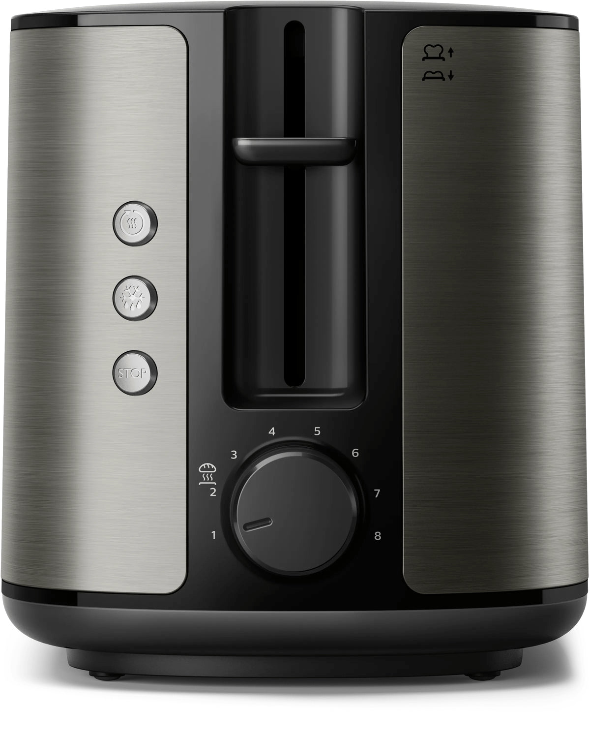 Philips Viva Collection HD2651/80 Toaster, 2-Slice, 950 W, Titanium