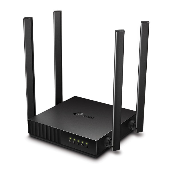 TP-Link Archer C54 Wireless Router with Fast Ethernet and Dual-Band Wi-Fi (2.4 GHz / 5 GHz) in Black