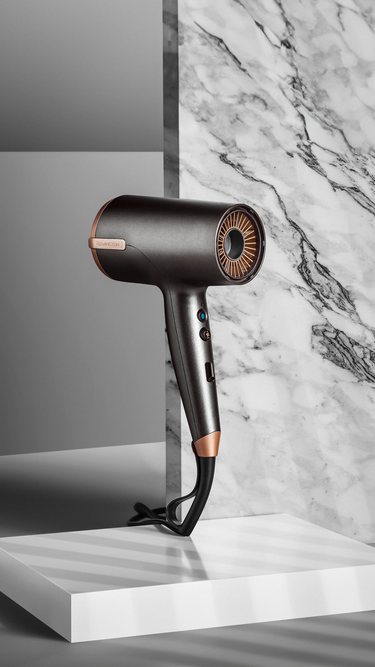 Πιστολάκι Μαλλιών Remington D6077 2000 W, Χάλκινο και Γκρι