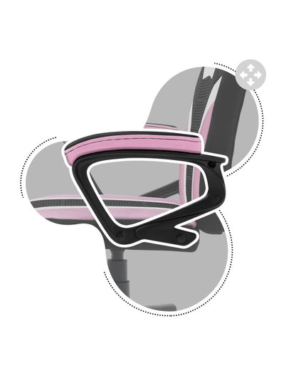 Huzaro Ranger 1.0 Pink Mesh Kids Gaming Chair
