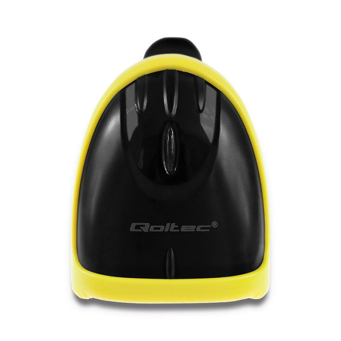 Qoltec 50867 Laser reader 1D | 2D | USB | Black