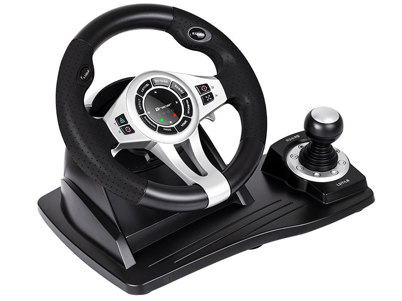 Tracer TRAJOY46524 Gaming Controller Black Steering wheel + Pedals PlayStation 4, Playstation 3