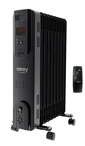 Electric oil heater with remote control CAMRY CR 7810 9 ribs black