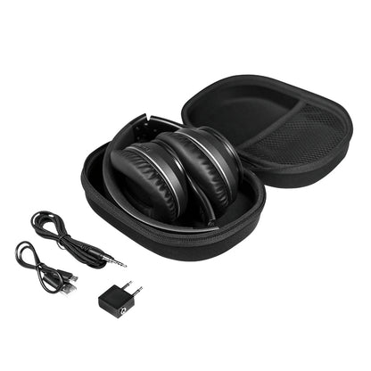 LogiLink Bluetooth Headset, Active Noise Cancelling, V5.0, schwarz