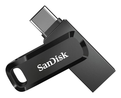 SanDisk Ultra Dual Drive USB Flash Drive 128 GB USB Type-A / USB Type-C 3.2 Gen 1 (3.1 Gen 1) Black, Silver