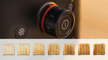 Bosch TAT3M123 Toaster, 2-Slice, 950 W, Black