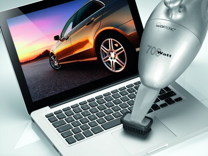 Φορητή Σκούπα Χεριού Clatronic HS 2631 σε Γκρι χρώμα με Σάκο Σκόνης