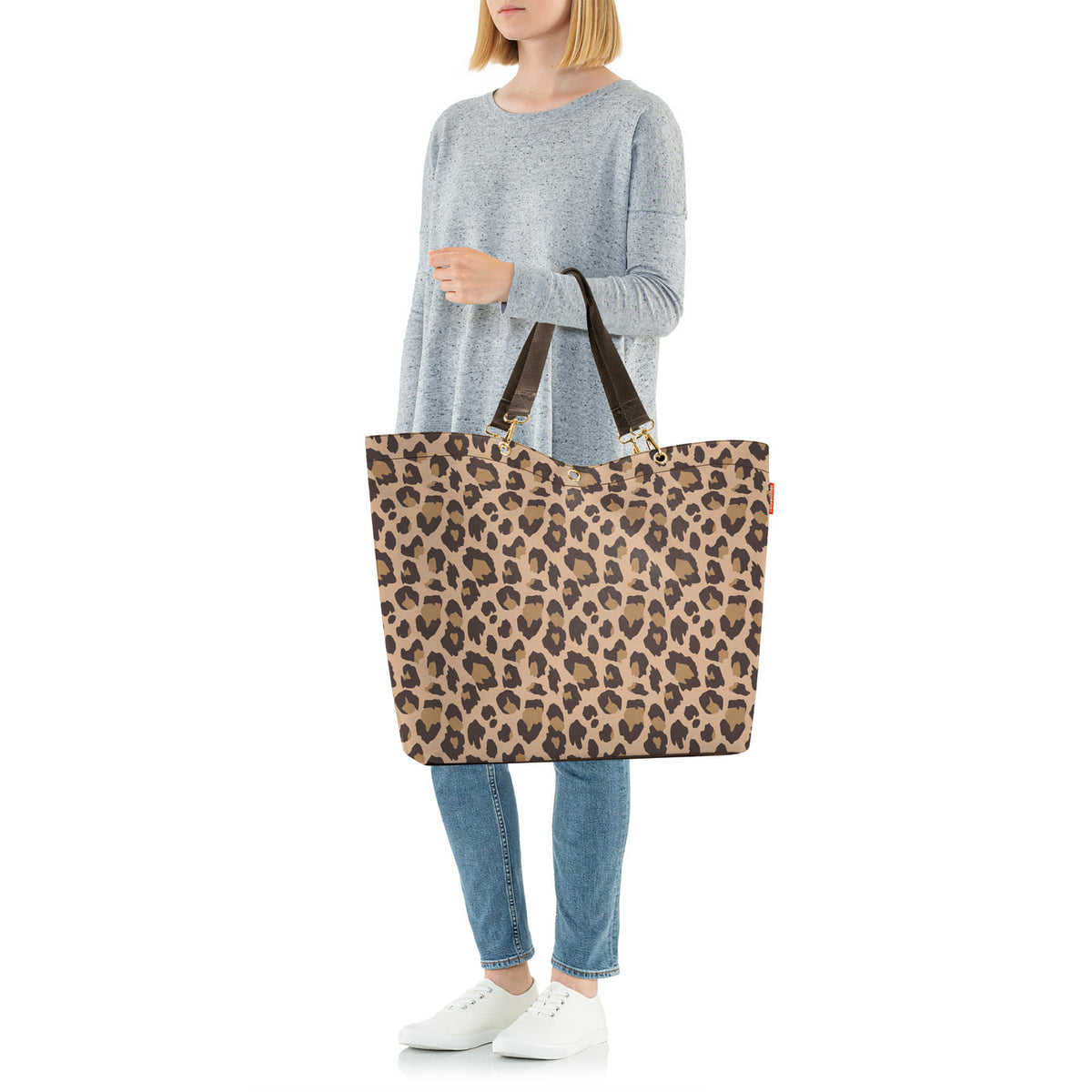 Reisenthel shopper XL leo macchiato