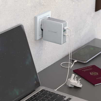 RealPower Ladegerät DeskCharge-65 Travel 65W