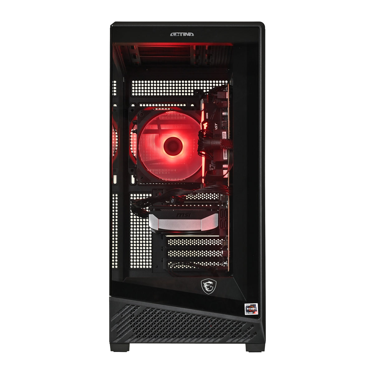 Actina PC AMD Ryzen 5 5600, 16 GB DDR4, 500 GB SSD, NVIDIA GeForce RTX 5060, Windows 11 Home - Midi Tower Black