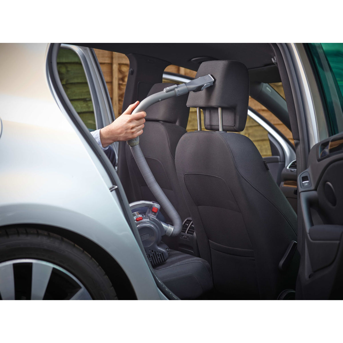 Φορητή ηλεκτρική σκούπα Black & Decker PD1200AV-XJ χωρίς σακούλα σε γκρι και πορτοκαλί χρώμα