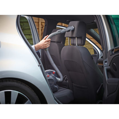 Φορητή ηλεκτρική σκούπα Black & Decker PD1200AV-XJ χωρίς σακούλα σε γκρι και πορτοκαλί χρώμα