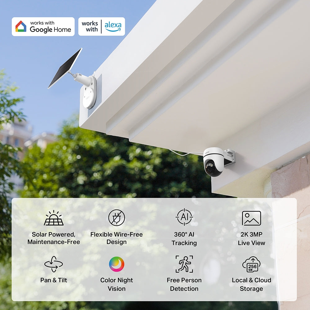 TP-Link Tapo TC90 KIT security camera Bulb IP security camera Outdoor 2304 x 1296 pixels Ceiling/Wall/Pole