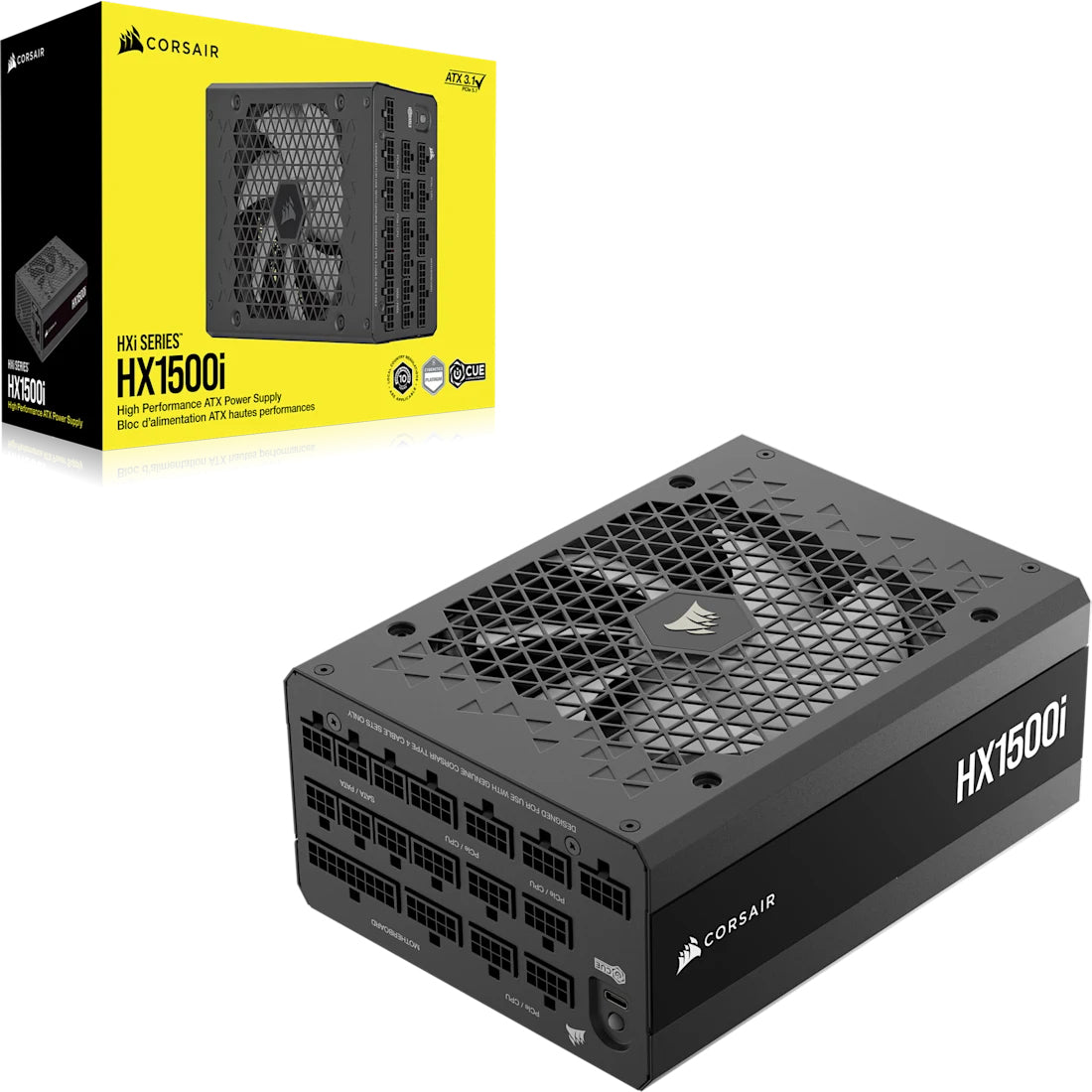 Corsair HX1500 power supply unit 1500 W 24-pin ATX ATX Black