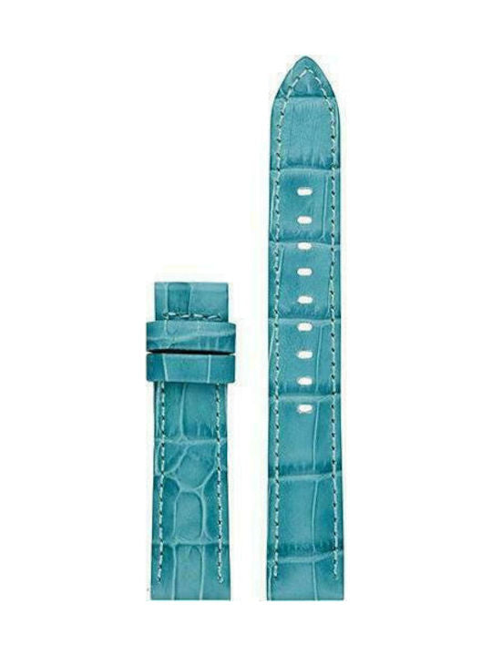 Michael Kors Sofie MKT9057 Δερμάτινο Λουράκι Γαλάζιο 18mm