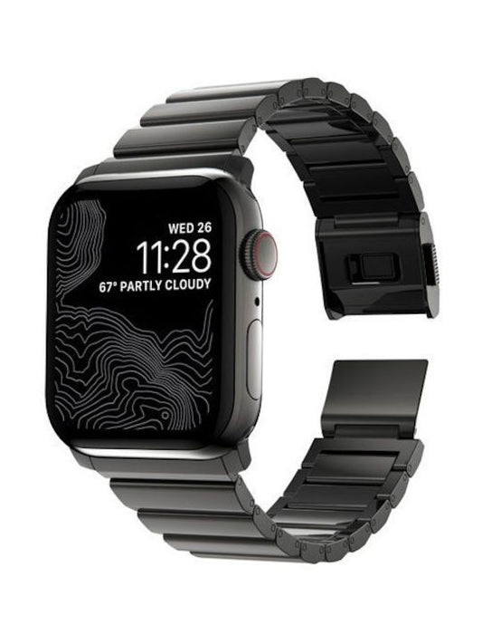 Nomad Strap Stainless Steel Graphite black V2 42/44/45/49mm